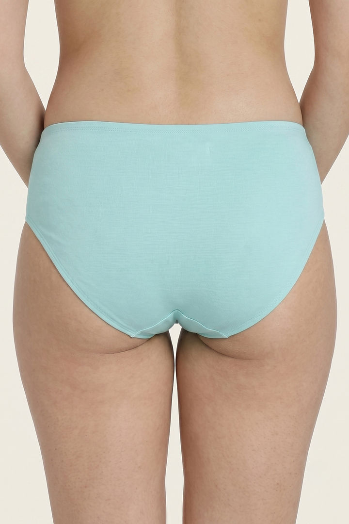 Zivame Anti-Microbial Low Rise Full Coverage Hipster Panty (Pack of 3) - Multicolor — image 4